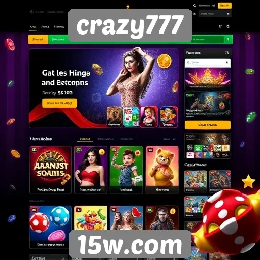 Acessibilidade e usabilidade do site crazy777